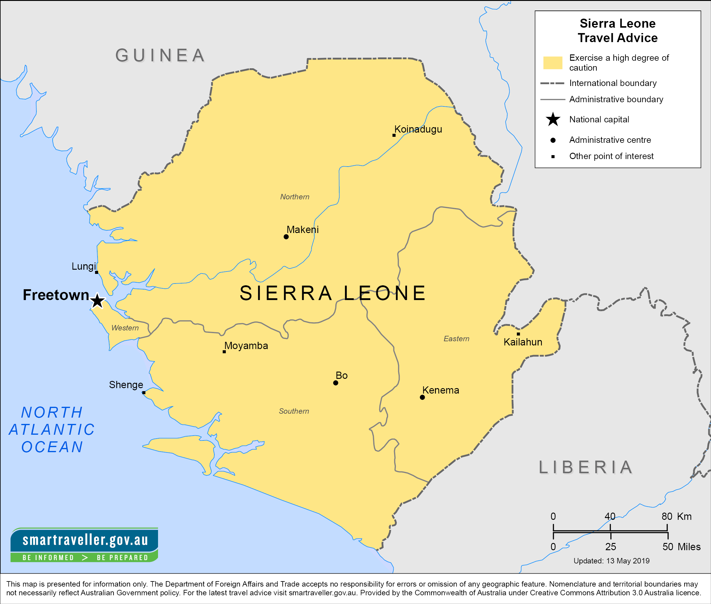 Sierra Leone Travel Advice & Safety | Smartraveller