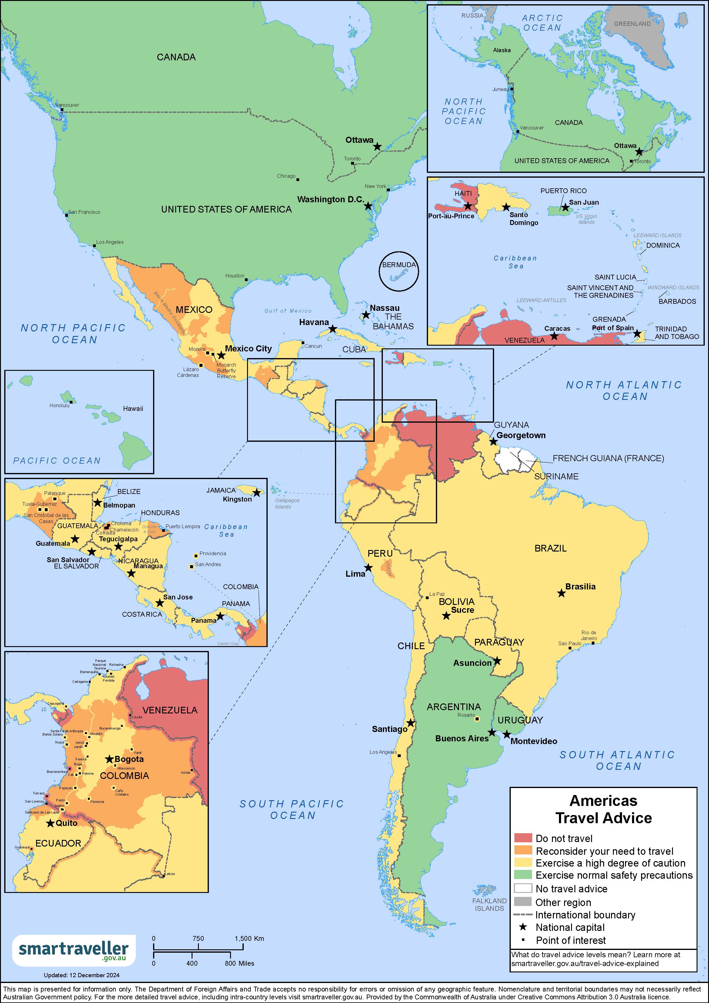 Americas Regional Map December 2024