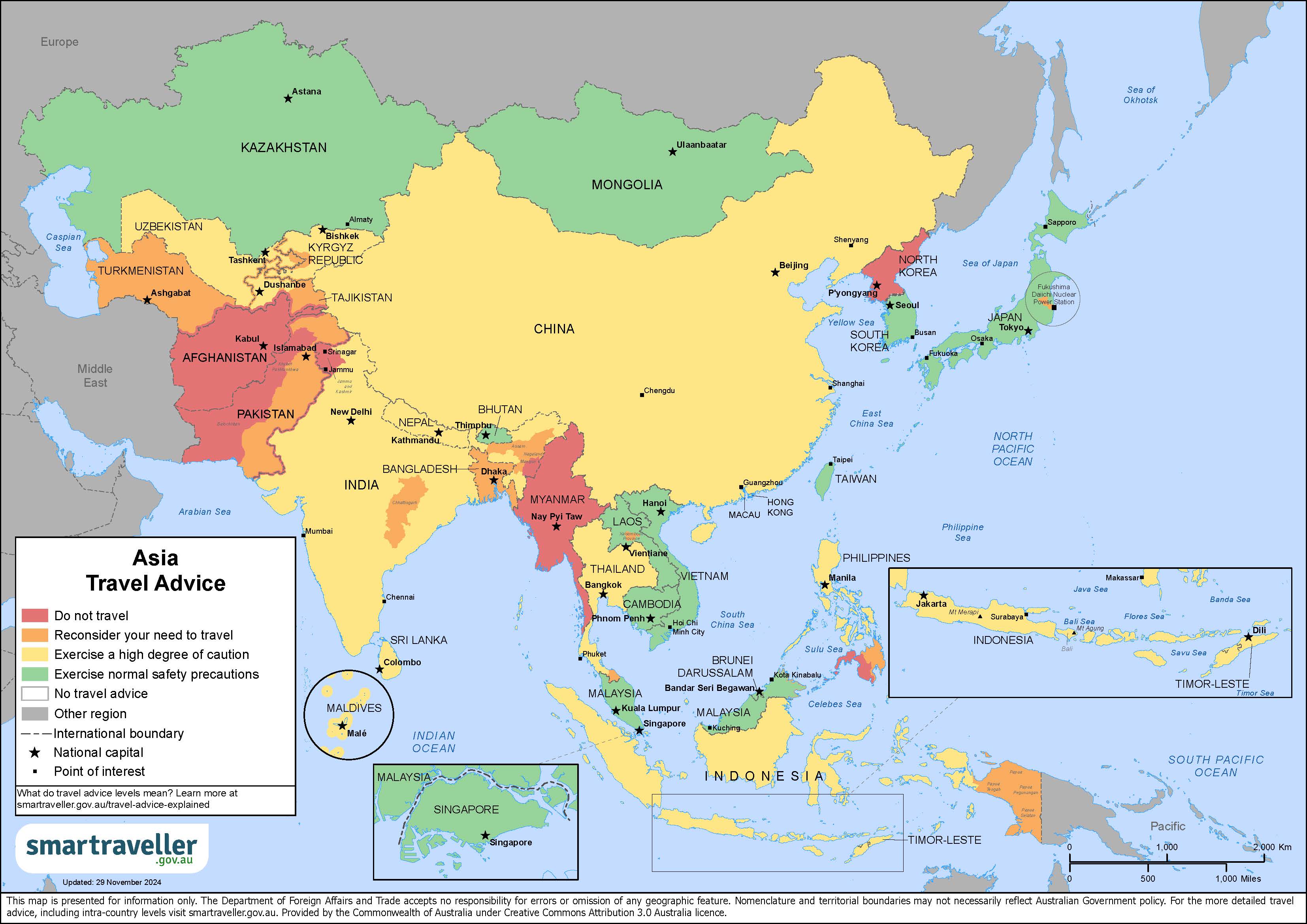 Map of Asia