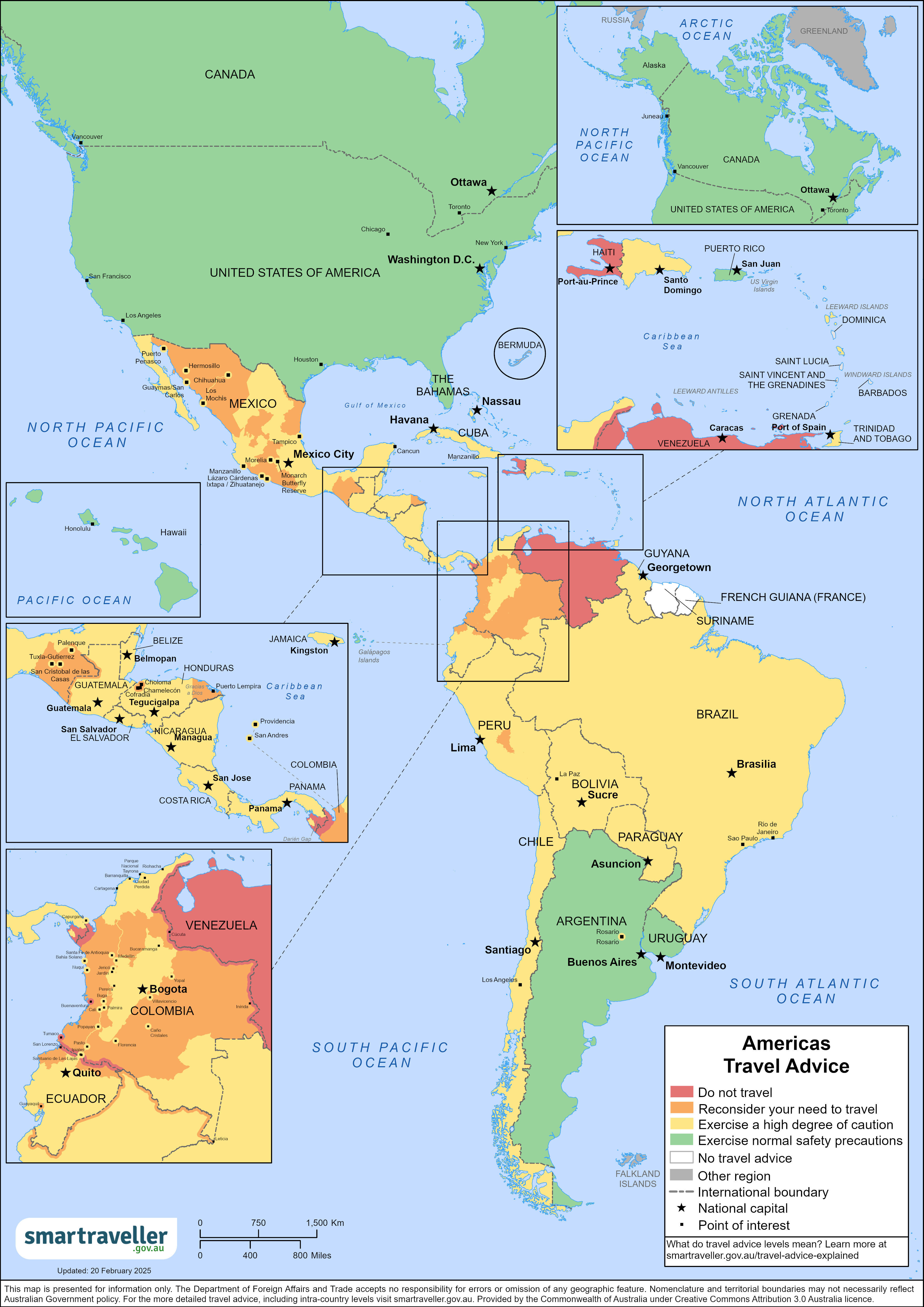 Americas Regional Map February 2025